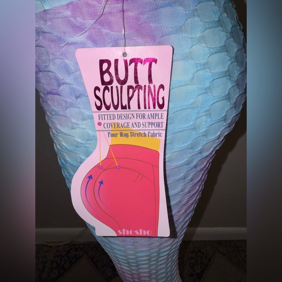 (106) NWT SHOSHO Butt Sculpting legging size XL - Picture 5 of 6